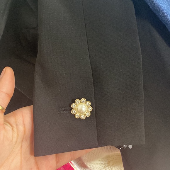 Karl Lagerfeld Black Suit Jacket - Picture 4 of 8